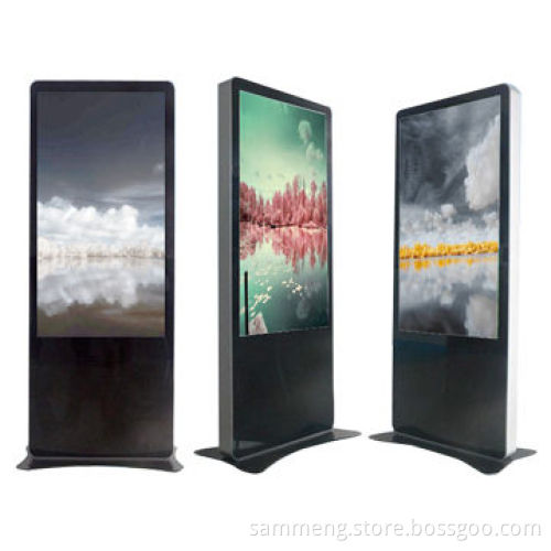 46" Floor Standing Android LCD Advertising Display, for Subway/Airport/Bank using